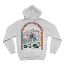 Load image into Gallery viewer, HIV Awareness Hippie Van Retro - Hoodie - White
