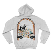 Load image into Gallery viewer, Horse Riding Hippie Van Retro - Hoodie - White
