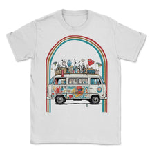 Load image into Gallery viewer, DSP Direct Support Professional Hippie Van Retro - Unisex T-Shirt - White
