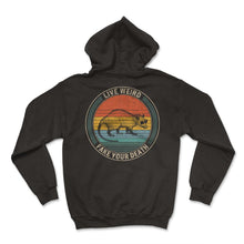 Load image into Gallery viewer, Opossum Shirt, Live Weird Fake Your Death Funny Opossum Vintage Retro - Hoodie - Black

