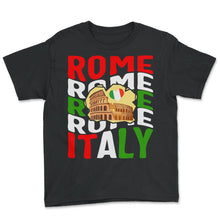 Load image into Gallery viewer, Italy Shirt, Rome Italy Flag Leaning Tower Of Pisa Heart Tee, Italian
