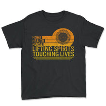Load image into Gallery viewer, Health Nurse Shirt, Home Health Nurse Tee, Mental Health Matters, - Youth Tee - Black

