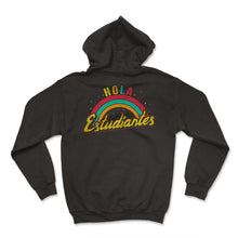 Load image into Gallery viewer, Teacher Shirt, Hola Estudiantes Rainbow Tee, Back To School Spanish
