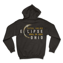 Load image into Gallery viewer, Total Solar Eclipse April 08 2024 Dayton Ohio Eclipse T Shirt - Hoodie - Black
