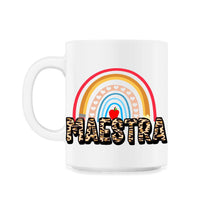 Load image into Gallery viewer, Teacher Shirt, Maestra Rainbow Tee, Proud Spanish Teacher, Teacher's
