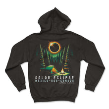 Load image into Gallery viewer, Solar Eclipse Rex April 8 2024 Mexico USA Canada Eclipse T Shirt - Hoodie - Black
