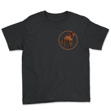 Load image into Gallery viewer, Horse Shirt, Beautiful Red Chestnut Egyptian Arabian Horse Pocket Tee
