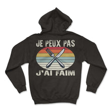 Load image into Gallery viewer, Je Peux Pas J'ai Faim Je T-Shirt 1 - Hoodie - Black
