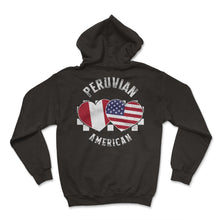 Load image into Gallery viewer, Dual Citizenship Shirt, Peruvian American Peru USA Flag Heart Tee,
