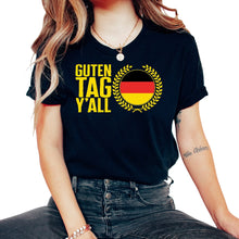 Load image into Gallery viewer, German Shirt, Guten Tag Y'all Germany Flag Pocket Tee, Funny
