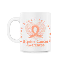 Load image into Gallery viewer, Uterine Cancer Awareness Shirt, I Wear Peach For My Mom Uterine
