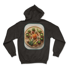 Load image into Gallery viewer, Sushi Frogs Unexpected Delights T Shirt - Hoodie - Black
