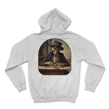 Load image into Gallery viewer, Artist Skeleton Paint On Rock On - Hoodie - White
