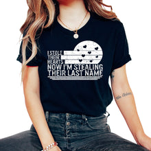 Load image into Gallery viewer, Adoptive Parent Shirt, I Stole Their Hearts Now I'm Stealing Their - Unisex T-Shirt - Black
