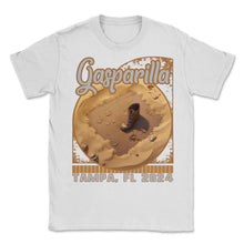 Load image into Gallery viewer, Gasparilla 2024 Sandy Bootprint Tampa FL - Unisex T-Shirt - White
