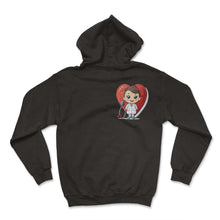 Load image into Gallery viewer, CHD Warrior Cute Heart Health Support Pocket Tee - Hoodie - Black
