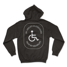 Load image into Gallery viewer, Amputee Shirt, My Ability Is Stronger Than My Disability Tee, Gift
