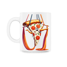 Load image into Gallery viewer, Pizza Silks Aerial Performer Athletic - 11oz Mug - White
