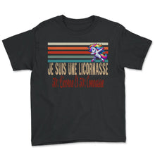Load image into Gallery viewer, Je Suis Une Licornasse 50% Licorne Et 50% Connasse Sans T Shirt - Youth Tee - Black
