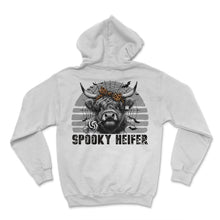 Load image into Gallery viewer, Spooky Heifer Halloween Cow Heifer Highland T Shirt - Hoodie - White
