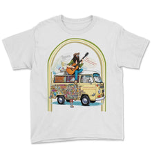 Load image into Gallery viewer, Politics Hippie Van Retro - Youth Tee - White
