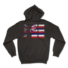 Load image into Gallery viewer, Hawaii Shirt, Hawaii Islands Hawaii Flag Map Tee, Hawaii State
