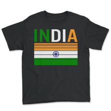 Load image into Gallery viewer, India Shirt, India Flag Tee, Indian Pride Gift India Country Nation
