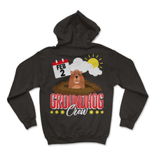 Load image into Gallery viewer, Groundhog Shirt, Groundhog Crew Predicting Spring Surprise Tee, Cute - Hoodie - Black
