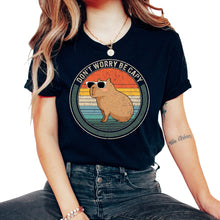 Load image into Gallery viewer, Capybara Shirt, Don't Worry Be Capy Tee, Capybara Lover Gift Ideas,
