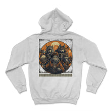 Load image into Gallery viewer, Steampunk Werewolf Tee, Clockwork Pumpkin Sweatshirt, Haunted Airship - Hoodie - White
