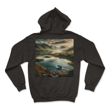 Load image into Gallery viewer, Katmai Wilderness Reflections T Shirt - Hoodie - Black

