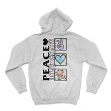 Load image into Gallery viewer, Goat Shirt, Tie Dye Peace Love Goats Tee, Goat Farm Lovers Gift Ideas
