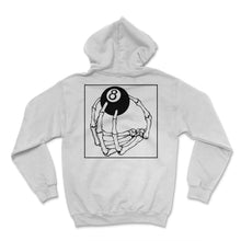 Load image into Gallery viewer, Billiard Shirt, Pool Billiards Eight Ball Skeleton Hand Pocket Tee,
