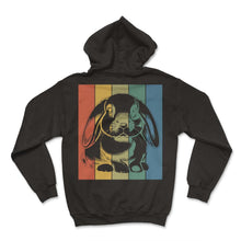 Load image into Gallery viewer, Women's Cute Lop Eared Rabbit Future T-Shirt - Hoodie - Black
