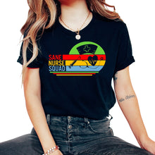 Load image into Gallery viewer, Nurse Shirt, Sane Nurse Squad Tee, Registered Nurse Forensic Nurse - Unisex T-Shirt - Black
