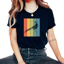 Load image into Gallery viewer, Vintage Pheasant Pattern Chasse T-Shirt - Unisex T-Shirt - Black
