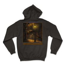 Load image into Gallery viewer, Haunted Street Lamp Vintage Gothic Tee - Hoodie - Black
