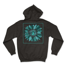 Load image into Gallery viewer, Ovarian Cancer Awareness Shirt, Ovarian Cancer Awareness Sunflower
