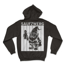 Load image into Gallery viewer, Saufzwerg Saufzerg Party, Carnival or Fancy Dress Costume Funny - Hoodie - Black
