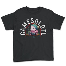 Load image into Gallery viewer, Axolotl Shirt Kids Gaming Shirt Axolotl Pun Animal Lover

