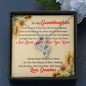 To My Granddaughter Necklace, Granddaughter Gifts From Grandma, Double Hearts Necklace With Message Card Sunflower Lover, Jewelry, Sweet 16