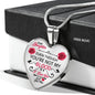 To my Daughter Even Though You're Not My Blood I Love You As If You Were Step Mom Step Dad Heart Necklace Engraved Graduation Birthday
