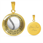 Baseball Player Sports Circle Necklace Your Talent Is God's Your Gift Is What You Do Engraved Name Birthday Son Baseball Necklace For Boys