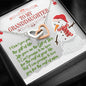Granddaughter Christmas Gift To My Granddaughter Interlocking Heart Necklace From Grandpa Papa Mimi Grandma Xmas Message Card Love You