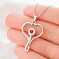 STNA Nurse Necklace with Stethoscope Message Card Birthday Graduation Gift For State Tested Nursing Assistant Women Future Nurses Jewerly