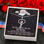 STNA Nurse Necklace with Stethoscope Message Card Birthday Graduation Gift For State Tested Nursing Assistant Women Future Nurses Jewerly