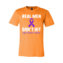 Load image into Gallery viewer, Print Melon Bella Canvas Real Men Don't Hit
