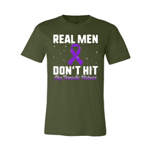 Load image into Gallery viewer, Print Melon Bella Canvas Real Men Don't Hit
