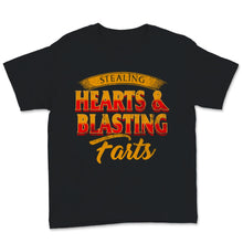 Load image into Gallery viewer, Daddy and Me Matching Shirts Stealing Hearts and Blasting Farts
