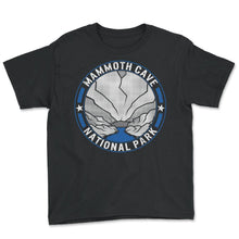 Load image into Gallery viewer, Mammoth Cave National Park Shirt, Retro Cave Park Vintage Hiking Gift - Youth Tee - Black
